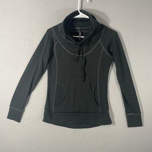 Kuhl Lea Crowl Neck Pullover Black Sweater Outdoor Sweatshirt Womans Size XS